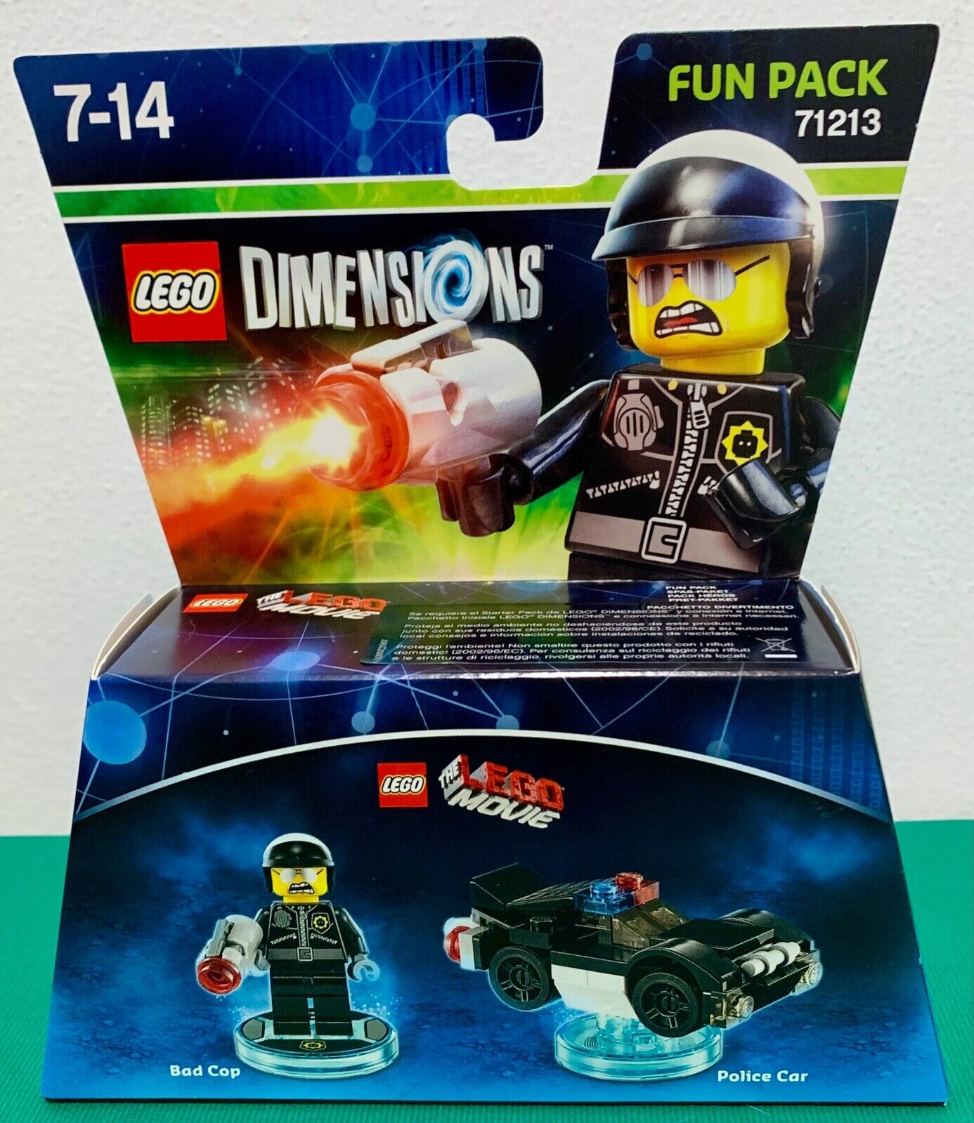 LEGO DIMENSIONS NUOVO SIG - FUN PACK THE LEGO MOVIE - 71213 BAD COP E POLICE CAR