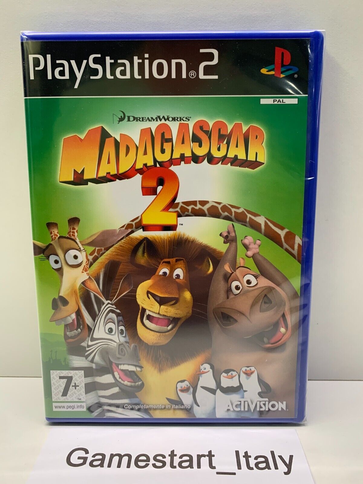 MADAGASCAR 2 - SONY PS2 - VIDEOGIOCO NUOVO SIGILLATO - NEW SEALED PAL VERSION