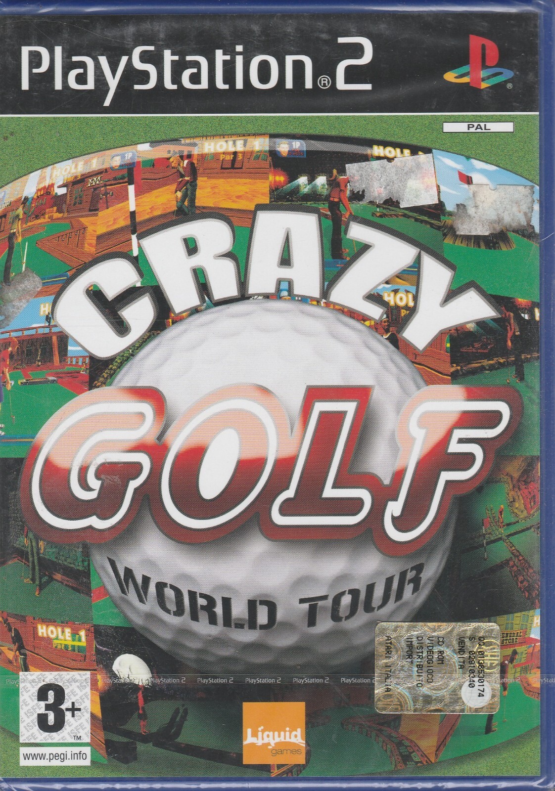 Ps2 CRAZY GOLF WORLD TOUR PlayStation 2 nuovo sigillato italiano pal