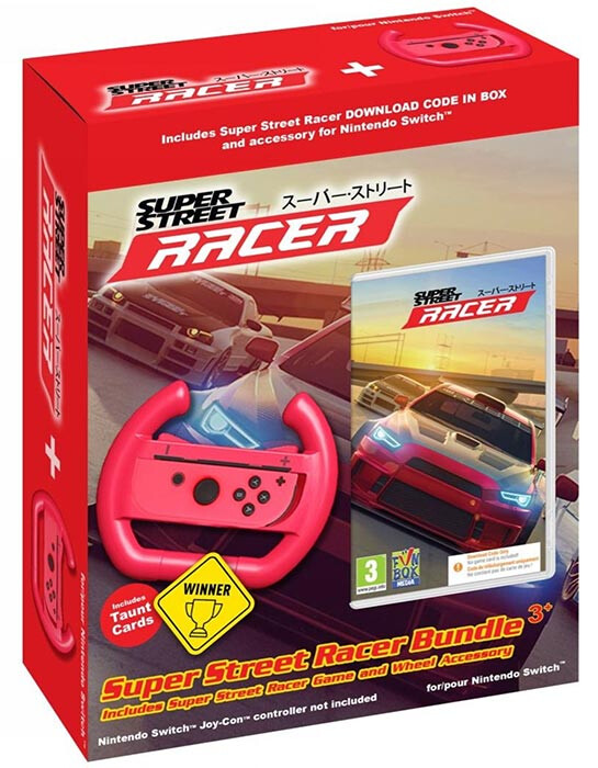 NINTENDO SWITCH XBITE Super Street Racer Bundle UFFICIALE ITALIA