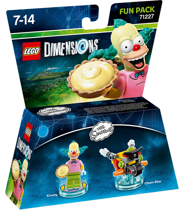 LEGO Dimensions Fun Pack Simpsons Krusty Clown 71227 LEGO