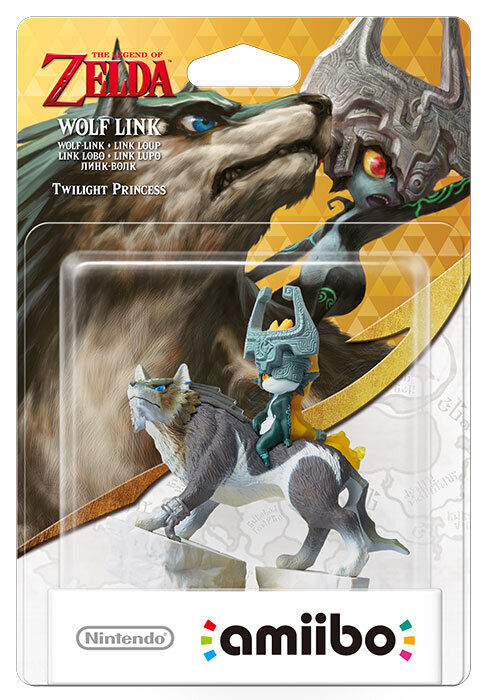 NINTENDO AMIIBO Legend Of Zelda Twilight Princess Wolf Link Lupo Personaggio