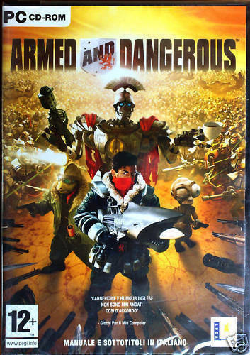 ARMED AND DANGEROUS GAME X PC CD ROM_NUOVO SIGILLATO ITALIANO INGLESE