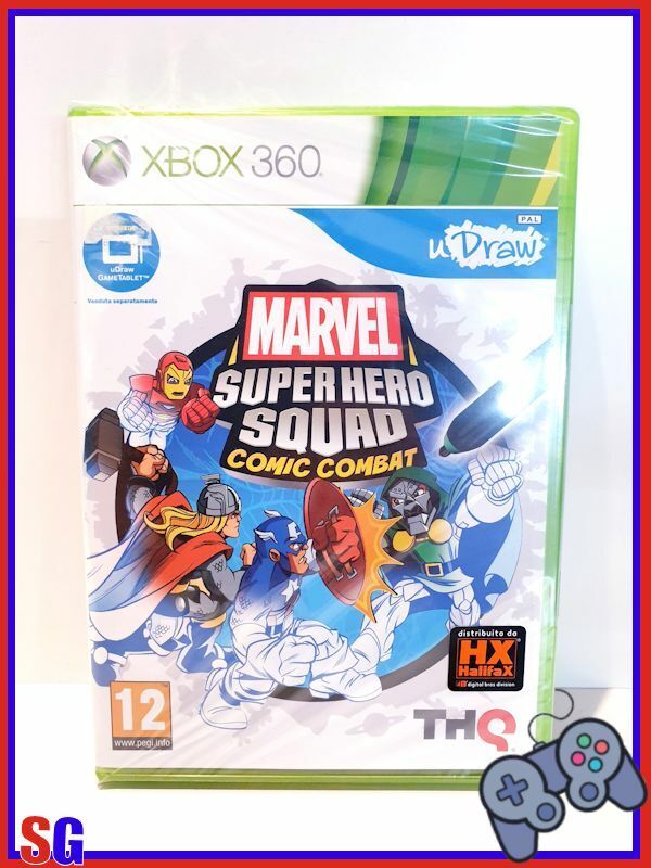 U DRAW MARVEL SUPERHERO SQUAD COMIC COMBAT XBOX 360  PRODOTTO ITALIANO NUOVO