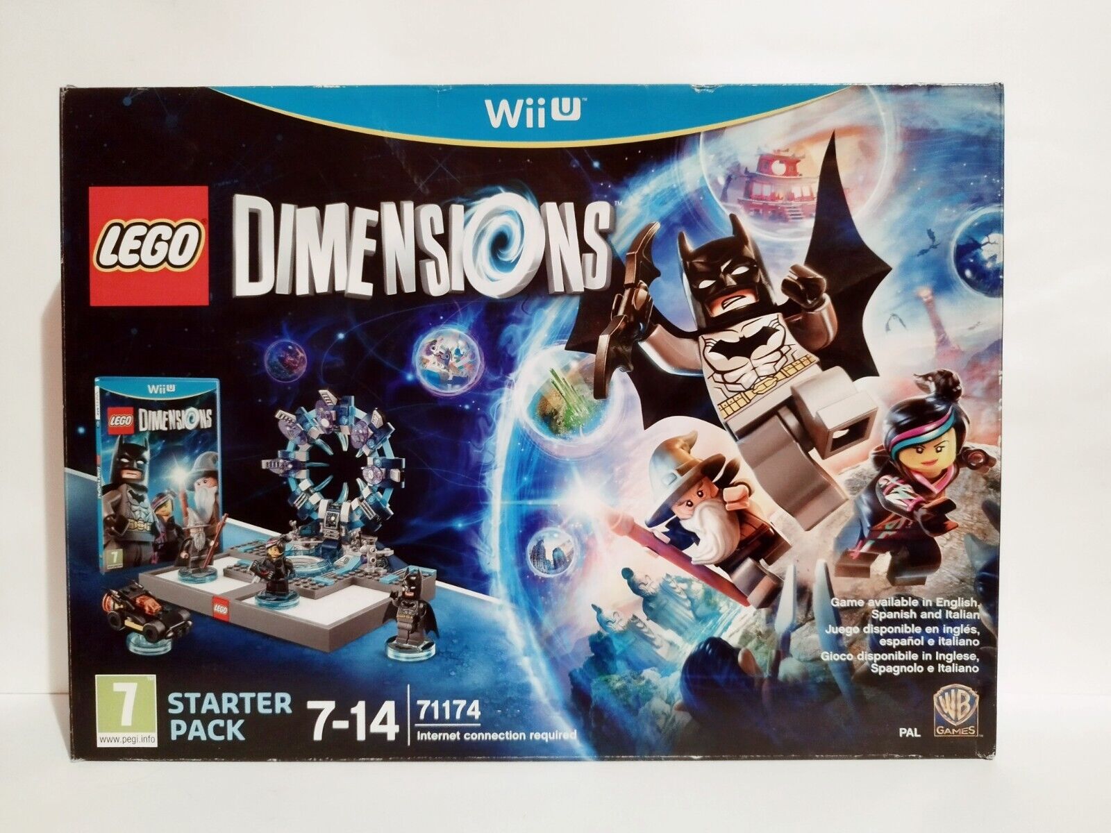 LEGO DIMENSIONS STARTER PACK 71174 WII U - NUOVO NEW