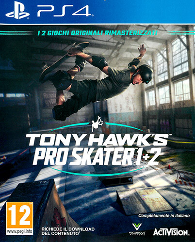 PS4 Tony Hawk''s Pro Skater 1+2 UFFICIALE ITALIA