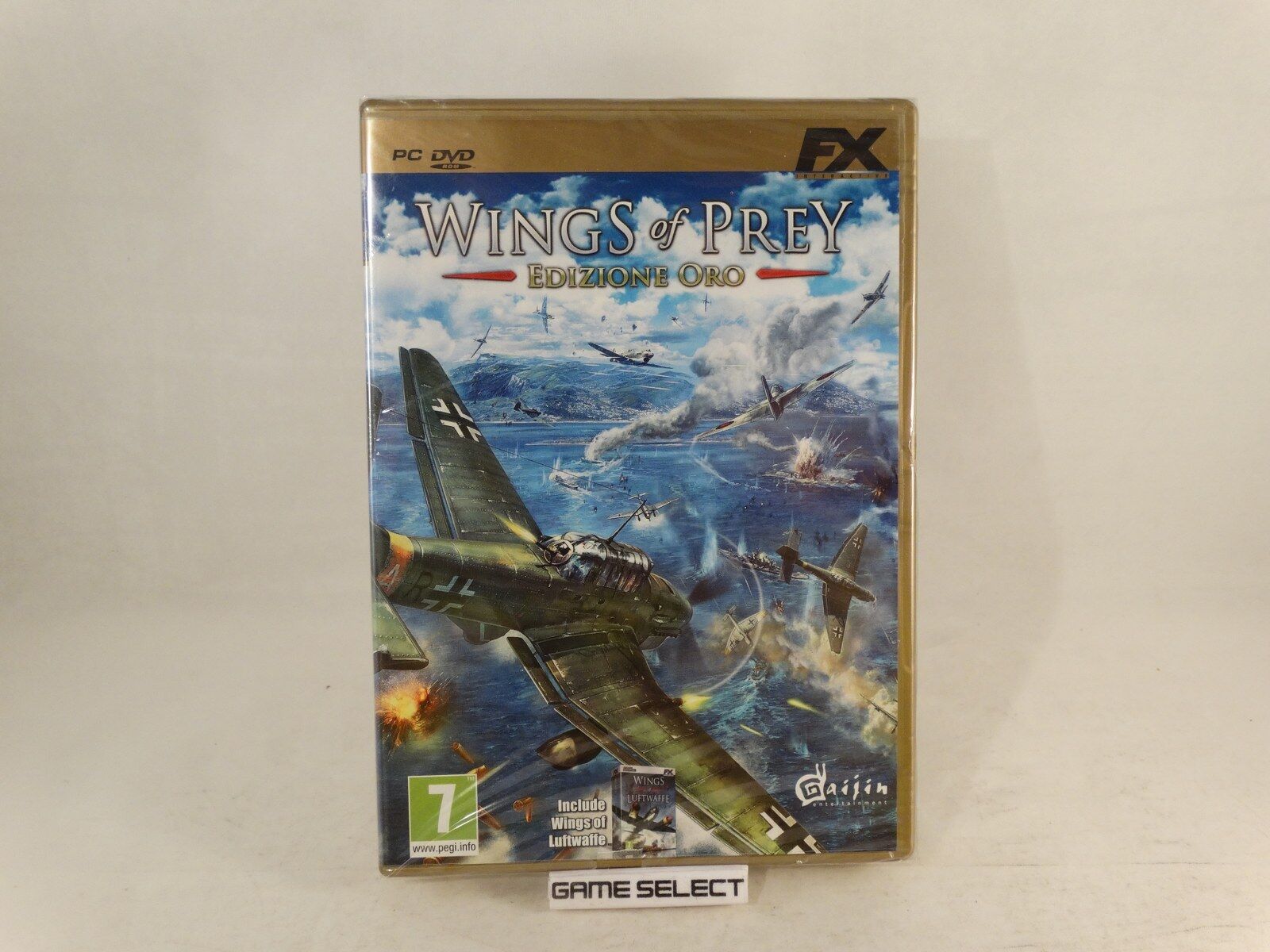 WINGS OF PREY EDIZIONE ORO PC COMPUTER DVD-ROM FX INTERACTIVE NUOVO SIGILLATO