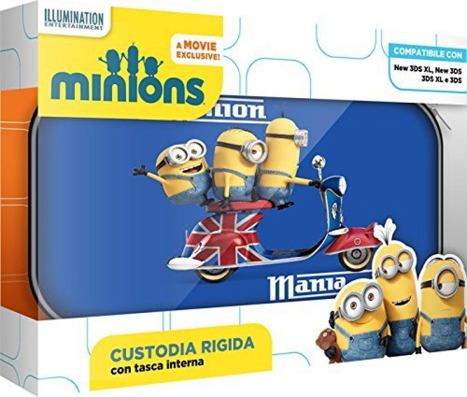 TWO DOTS Custodia Minions New 3DS XL, 3DS XL, New 3DS, 3DS - Licensing