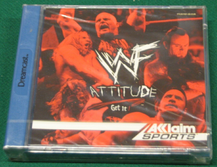 Videogame Dreamcast WWF ATTITUDE - GET IT PAL NEW&SEALED