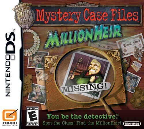 Mystery Case Files: MillionHeir (Nintendo DS)
