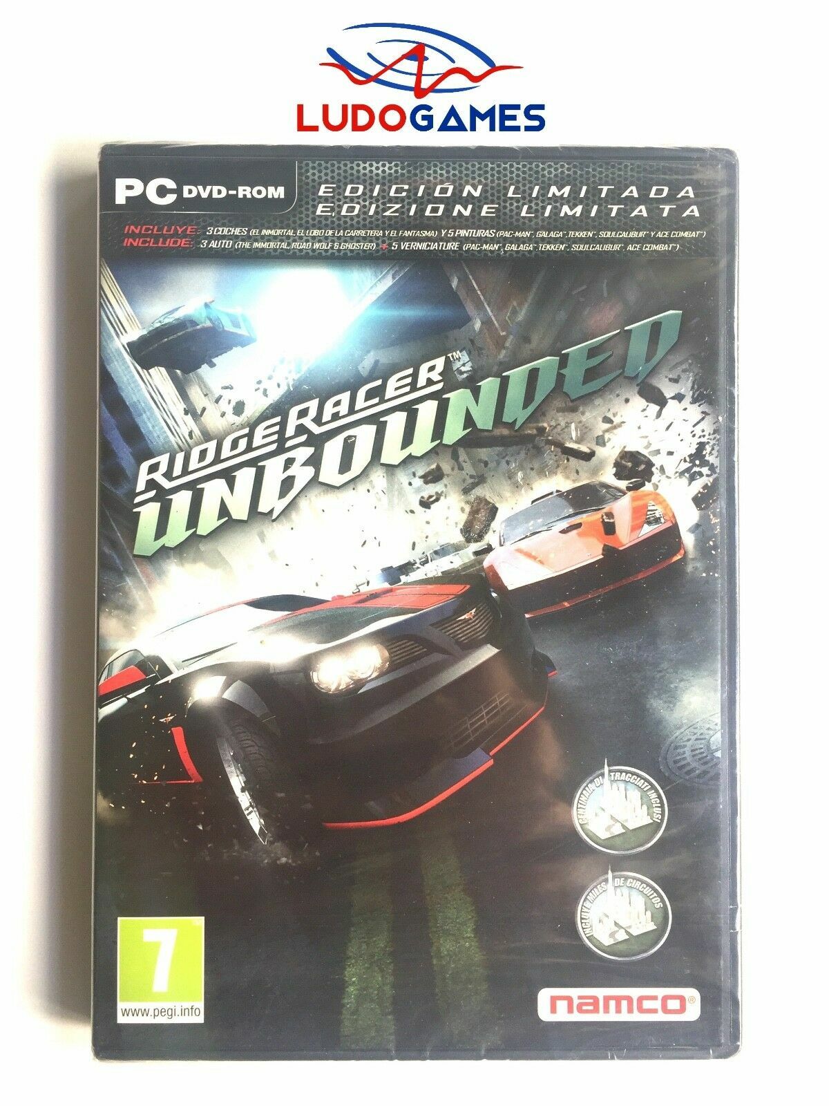 Ridge Racer Unbounded Limitata PC Nuovo Sigillato Sealed Videogioco Pal / Spa