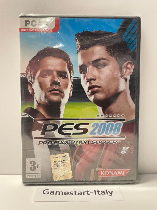 PRO EVOLUTION SOCCER 2008 PES - PC COMPUTER - VIDEOGIOCO NUOVO SIGILLATO - NEW