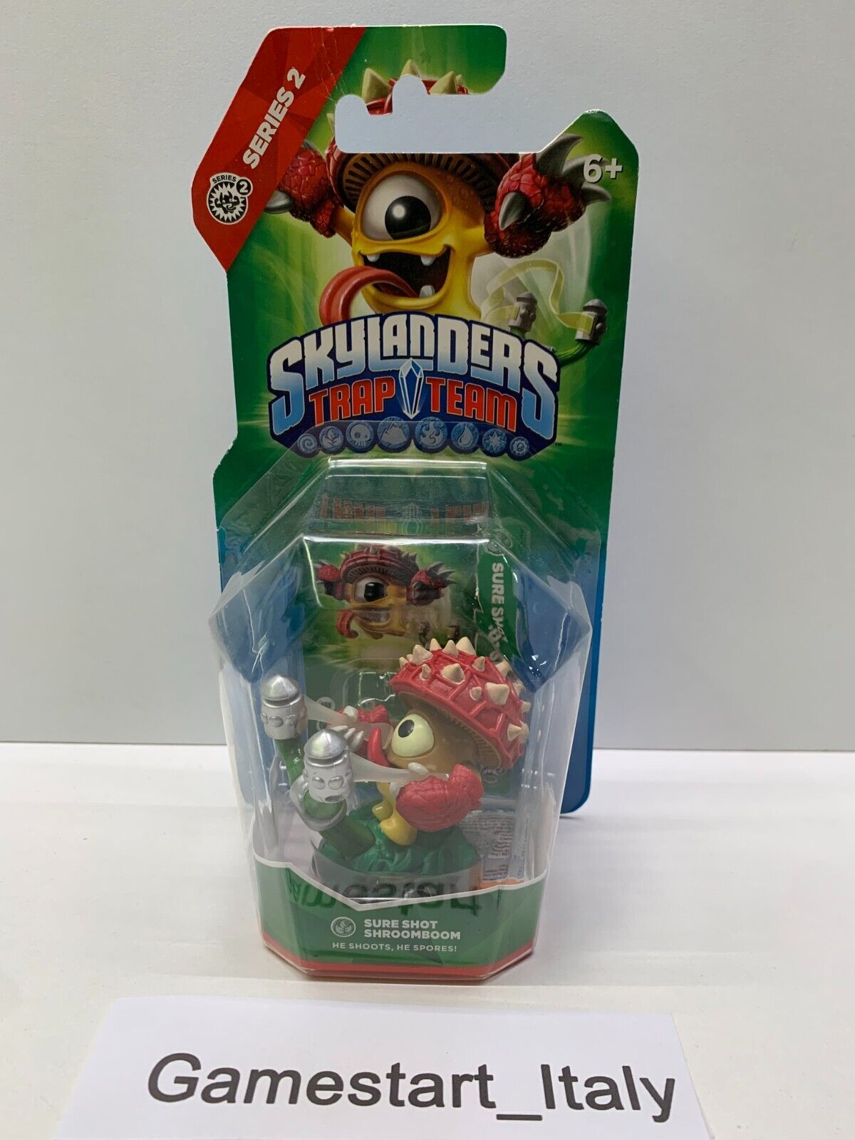 SKYLANDERS TRAP TEAM SURE SHOT SHROOMBOOM SERIES 2 - NUOVO SIGILLATO NEW SEALED