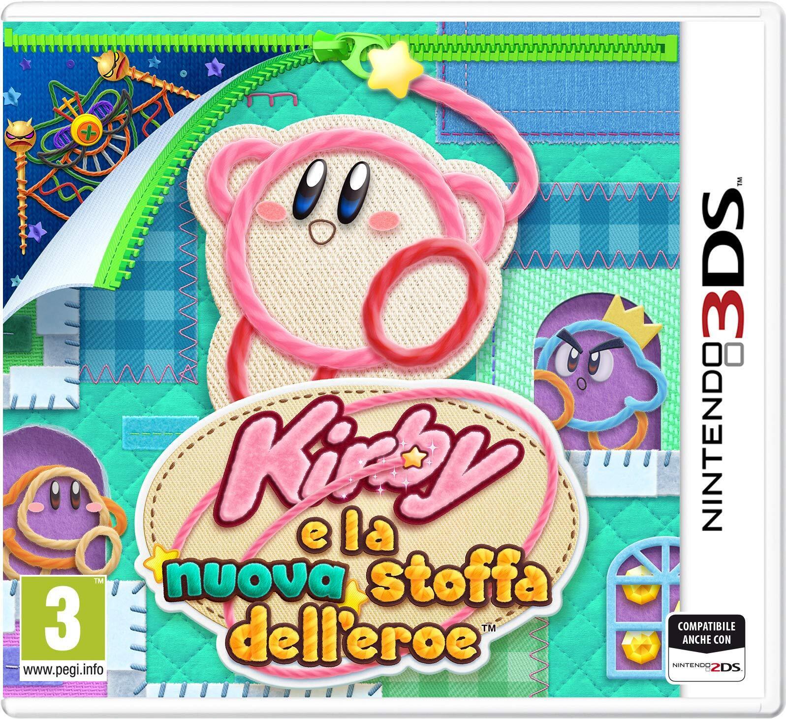Videogioco Nintendo Kirby e la nuova stoffa dell'eroe (Nintendo 3DS)