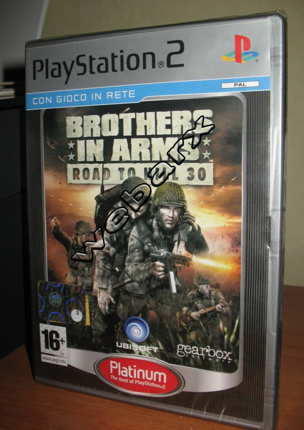 PS2 BROTHERS IN ARMS ROAD TO HILL 30 PLATINUM NUOVO SIGILLATO ITALIANO
