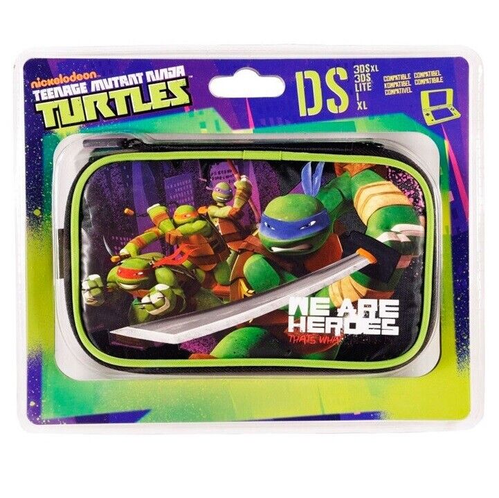 CUSTODIA NINTENDO TMNT TARTARUGHE NINJA TURTLES 3DS DSI LITE DSXL 3DSXL NUOVA