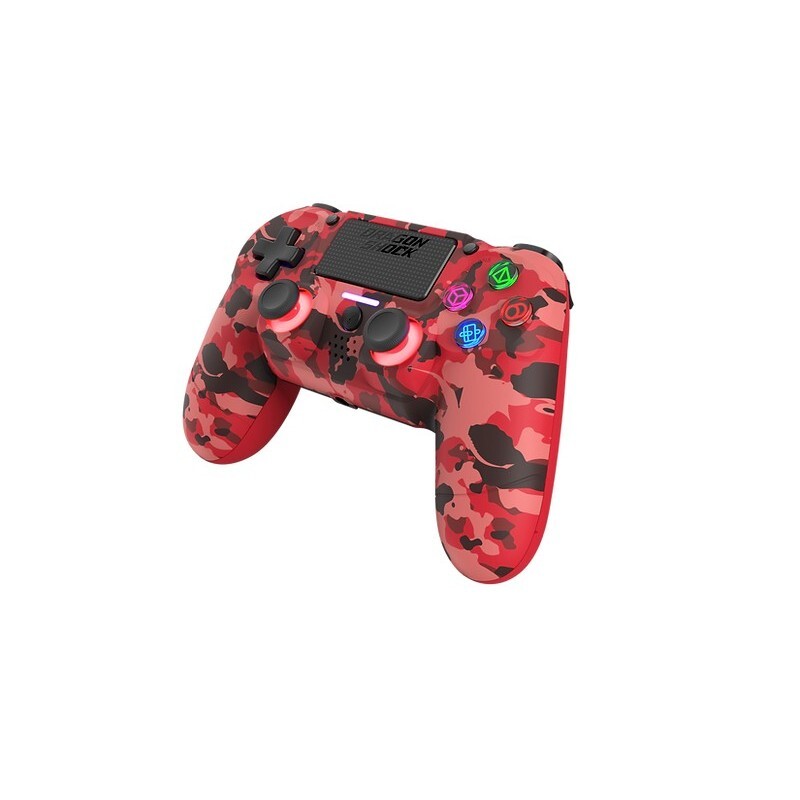 Dragonshock Mizar Mimetico, Rosso Bluetooth Gamepad Analogico/Digitale PlayStati