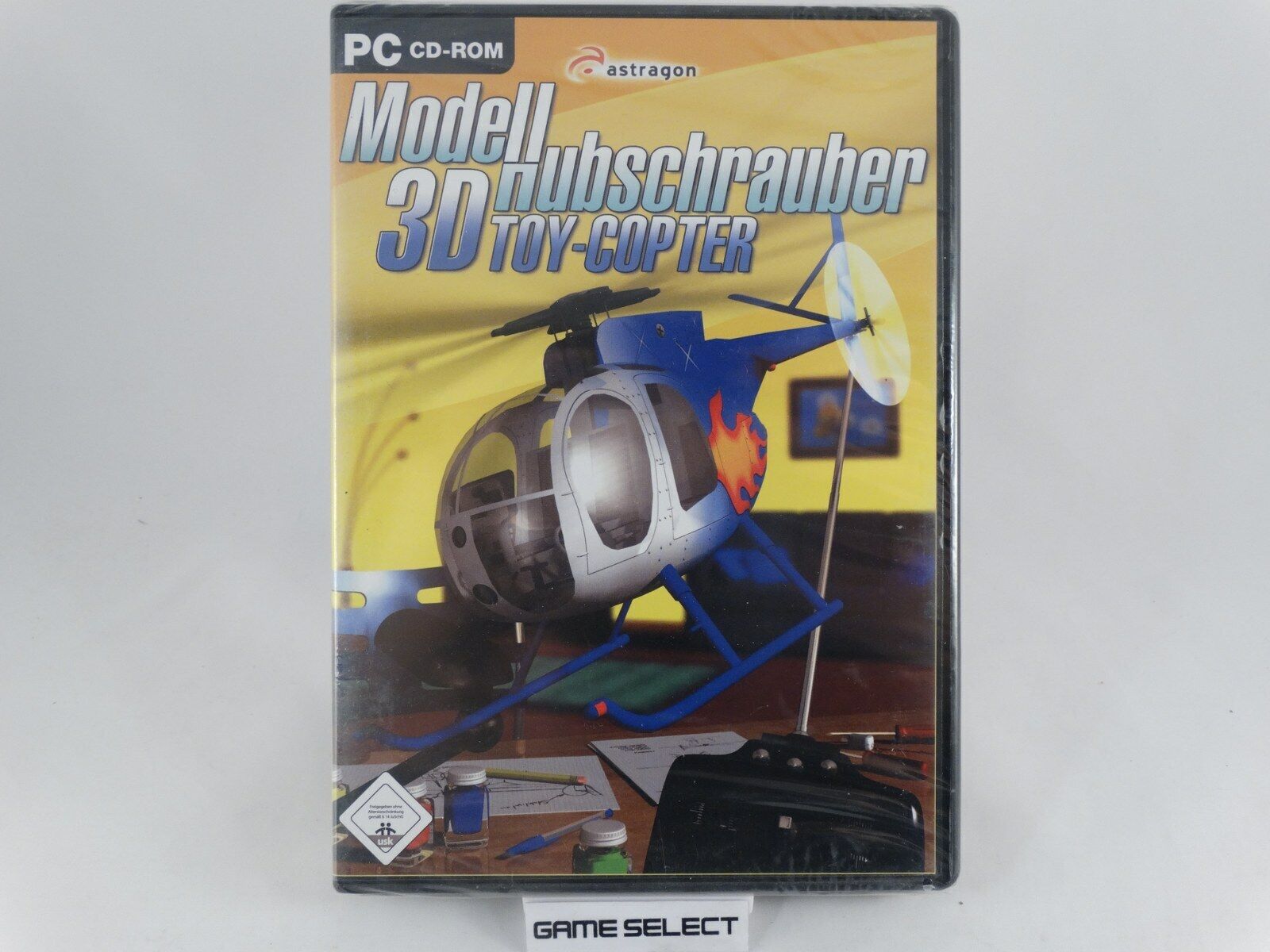 MODELL HUBSCHRAUBER 3D TOY-COPTER PC COMPUTER CD-ROM ORGINALE NUOVO SIGILLATO