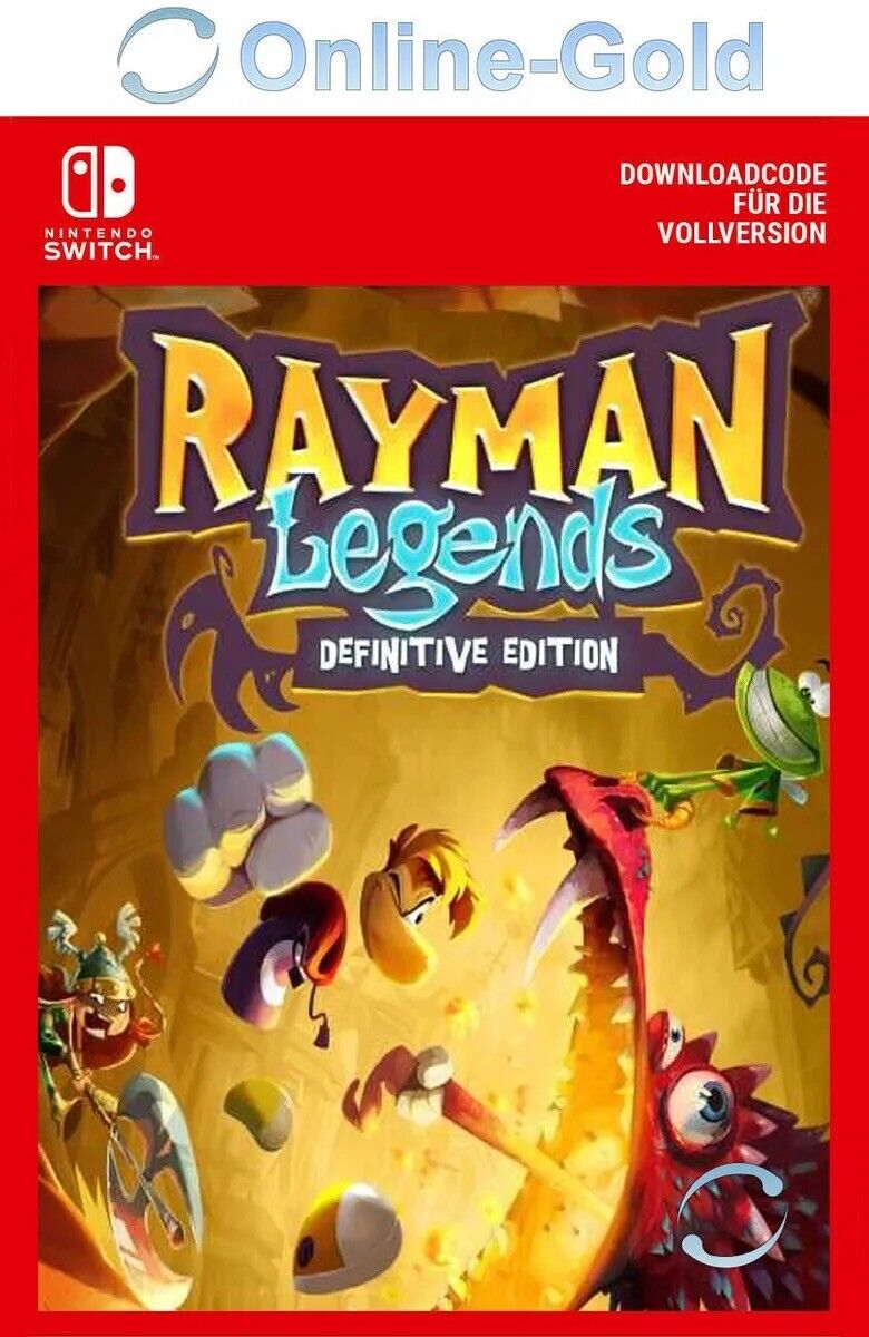 SOLO CODICE - RAYMAN LEGENDS DEFINITIVE EDITION NINTENDO SWITCH