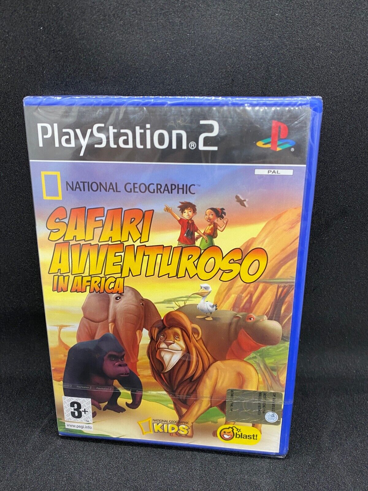 SAFARI AVVENTUROSO IN AFRICA NATIONAL GEOGRAPHIC KIDS PS2 PLAYSTATION 2 PAL ITA