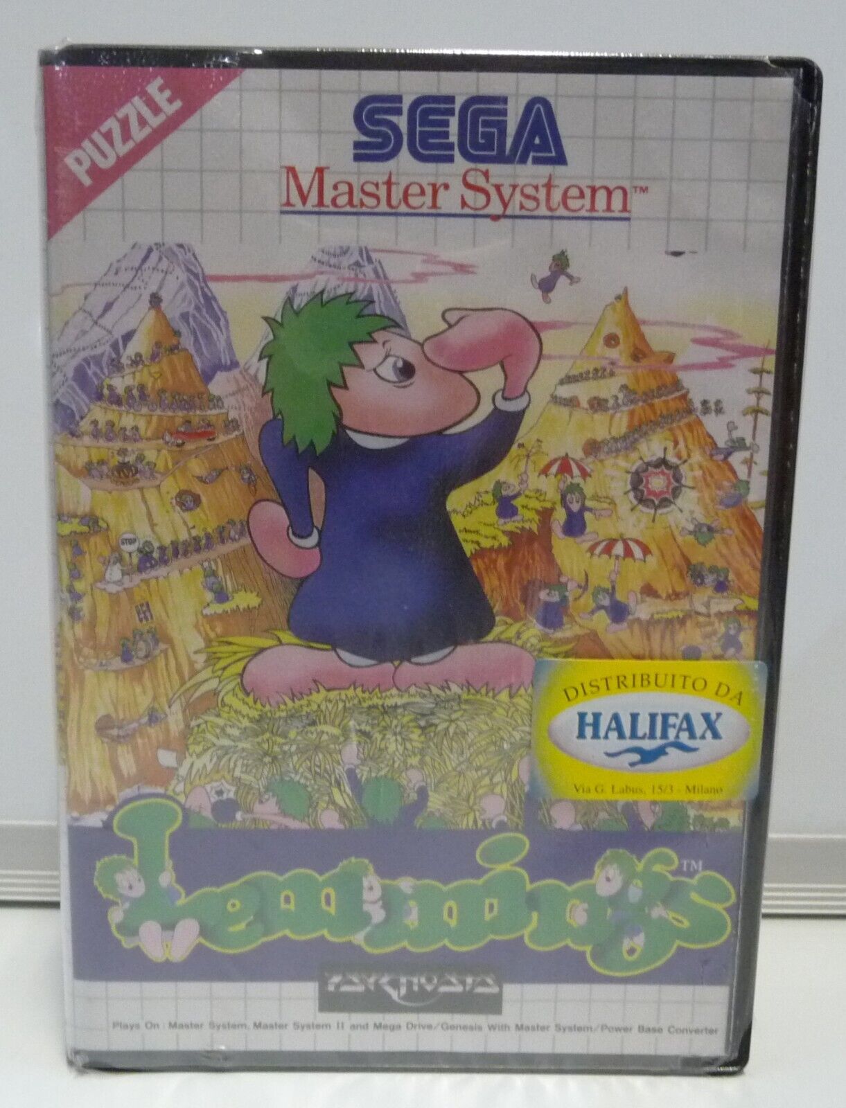 LEMMINGS SEGA MASTER SYSTEM - ORIGINALE NUOVO ORIGINAL SEALED AS PHOTO NEW