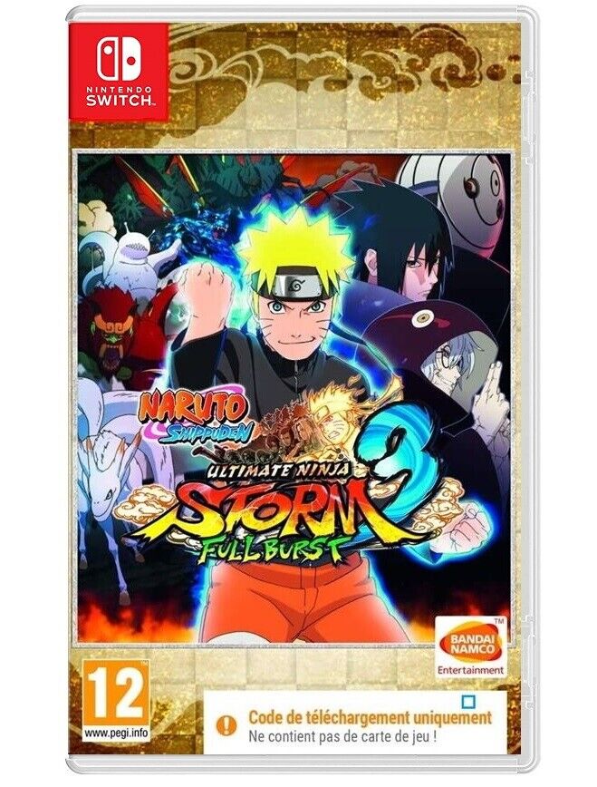 NARUTO SHIPPUDEN ULTIMATE NINJA STORM 3 FULL BURST NINTENDO SWITCH ITALIANO CODE