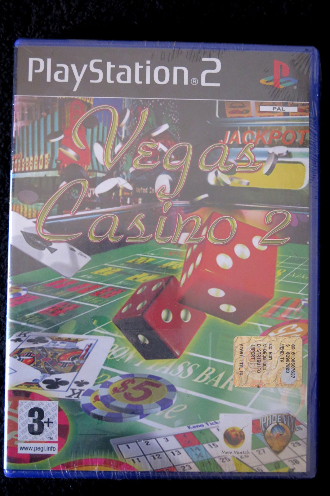 PS2 : VEGAS CASINO 2 - Nuovo, risigillato ! Da Phoenix Games !