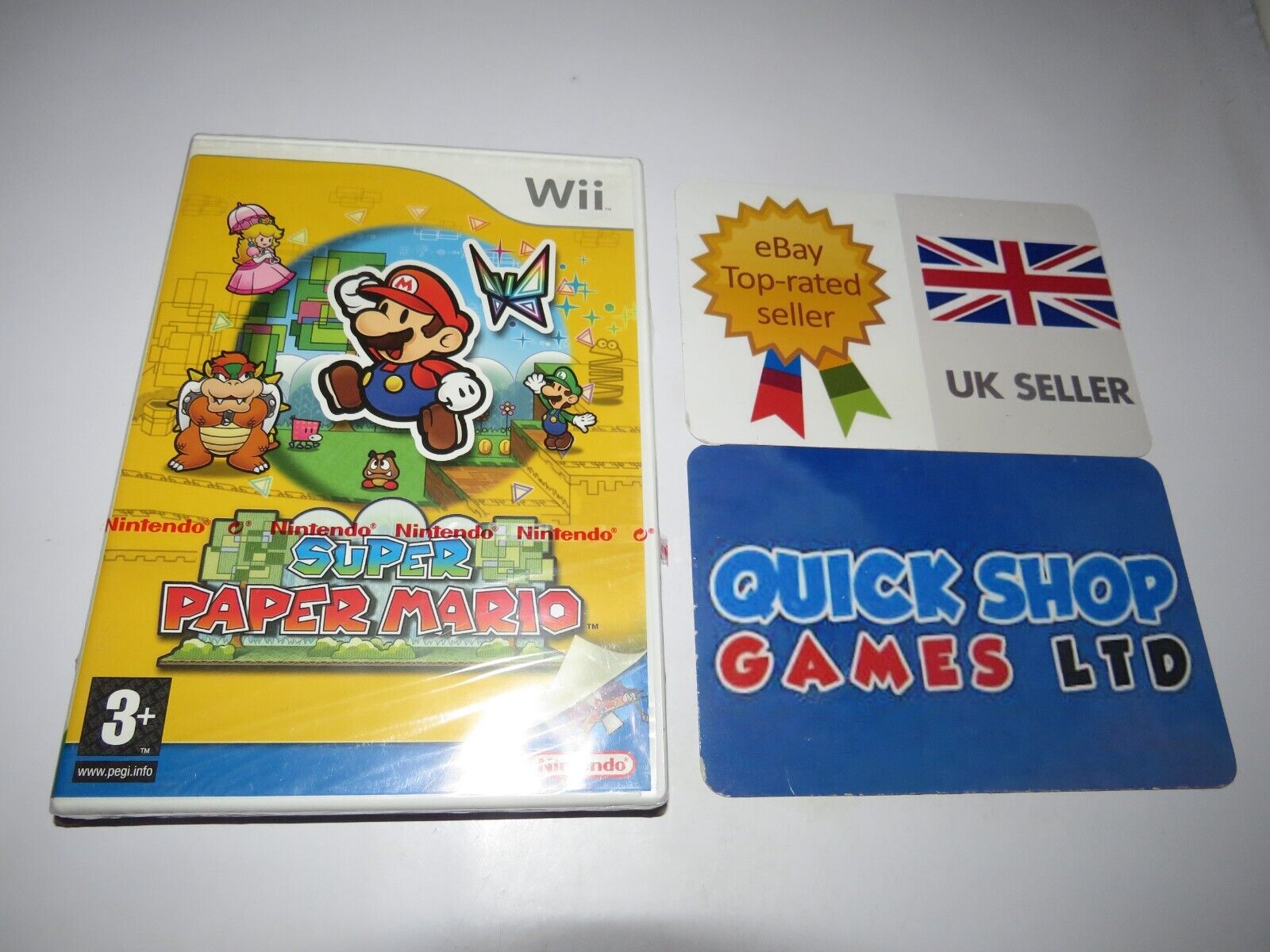 Super Paper Mario (Nintendo Wii, Nuovo Sigillato