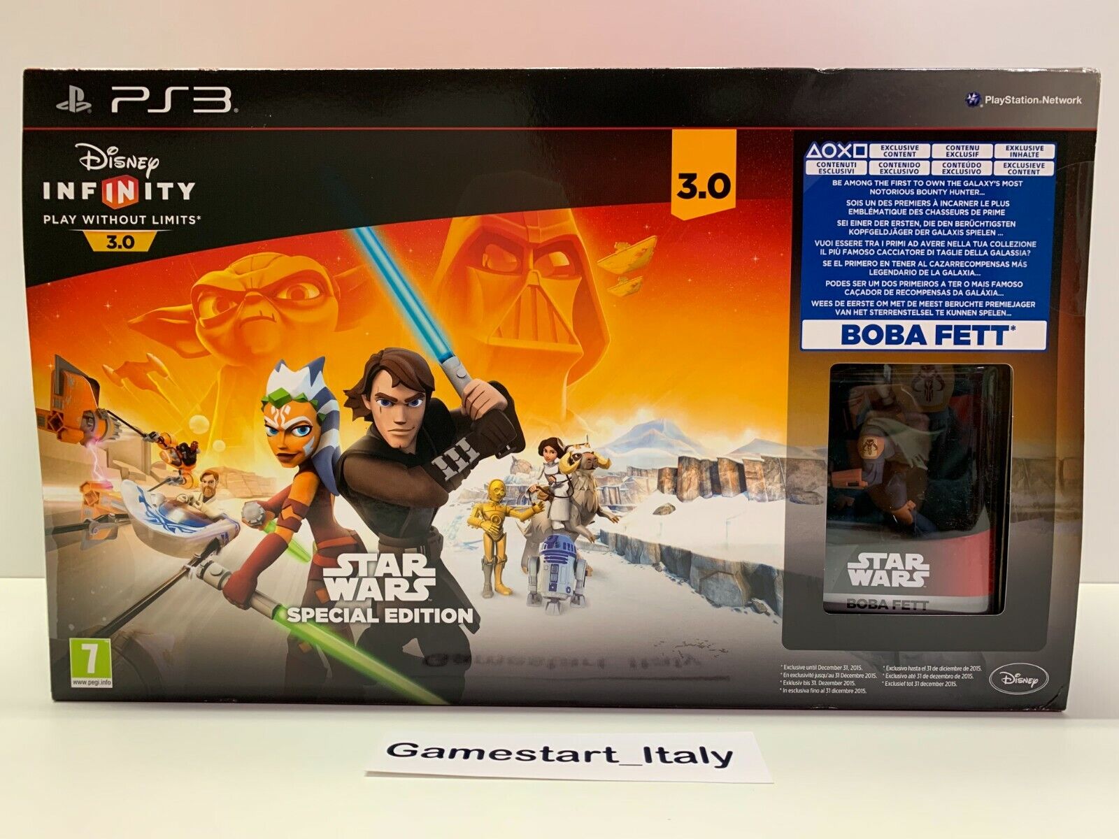 DISNEY INFINITY 3.0 STAR WARS SPECIAL EDITION - SONY PS3 - NEW SEALED PAL