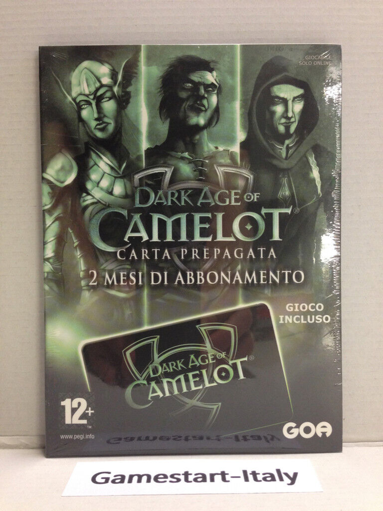 DARK AGE OF CAMELOT + 3 ESPANSIONI - PC COMPUTER VIDEOGIOCO NUOVO SIGILLATO NEW