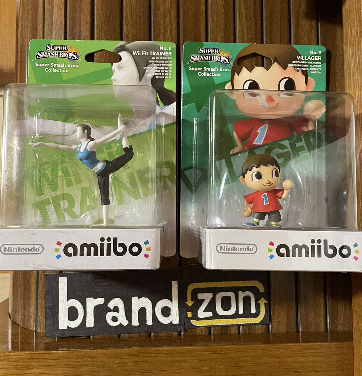 Lotto Amiibo Nintendo Smash Bros Villager Wii Fit Mario Sonic Pokemon Zelda