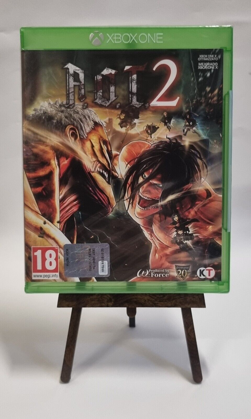 A.O.T. Attack on Titan 2 AOT XBOX ONE PAL ITA/ESP Italiano Spagnolo Sigillato
