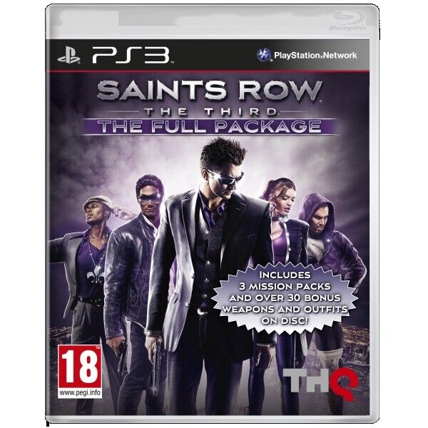 SAINTS ROW THE THIRD: THE FULL PACKAGE PS3 VIDEOGIOCO PLAYSTATION 3 EU ITALIANO