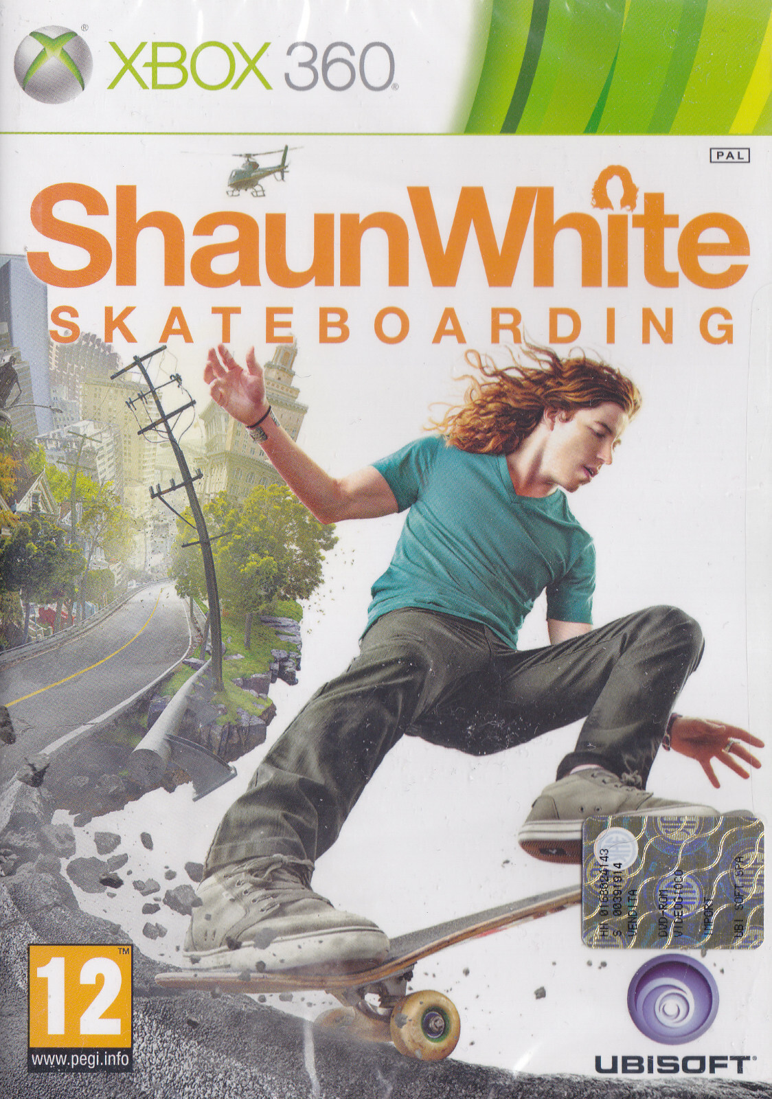 SHAUN WHITE SKATEBOARDING