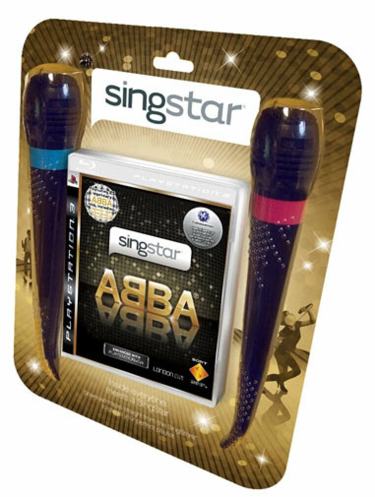 SingStar ABBA Playstation PS3 + Microfoni edizione italiana day1 NUOVO SIGILLATO