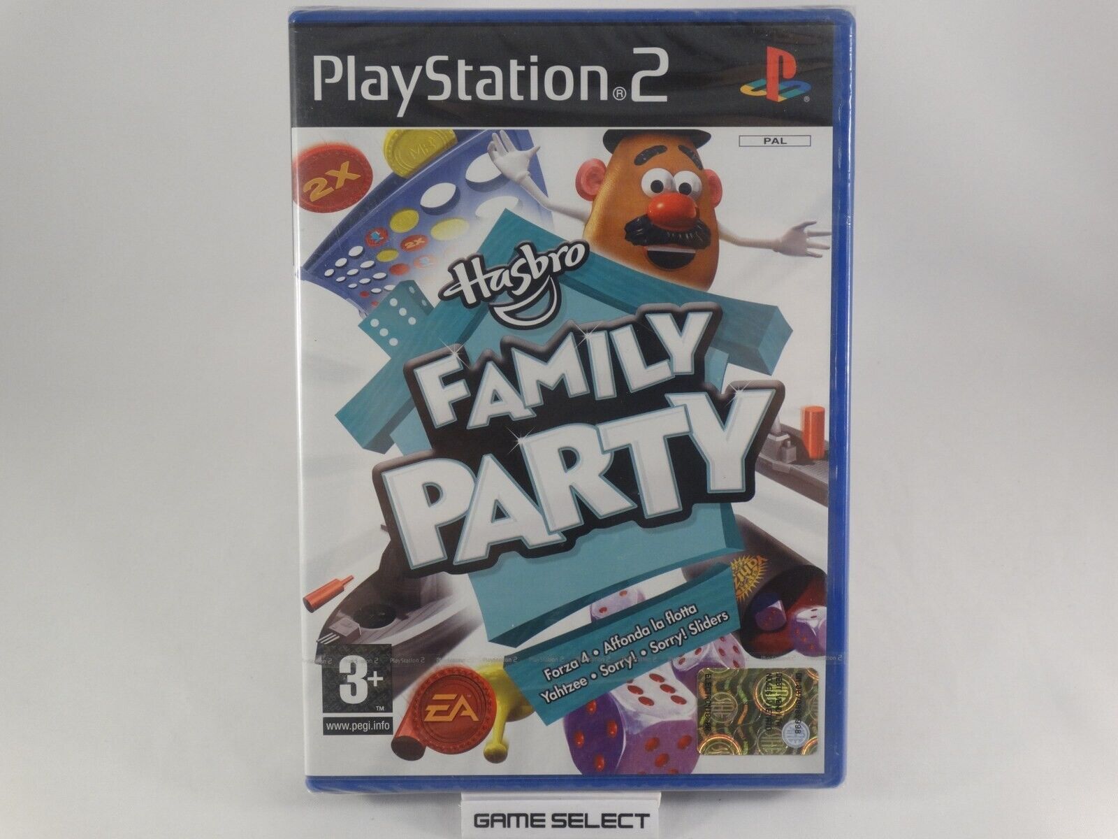 HASBRO FAMILY PARTY SONY PS2 PLAYSTATION 2 PAL ITALIANO ORIGINAL NUOVO SIGILLATO