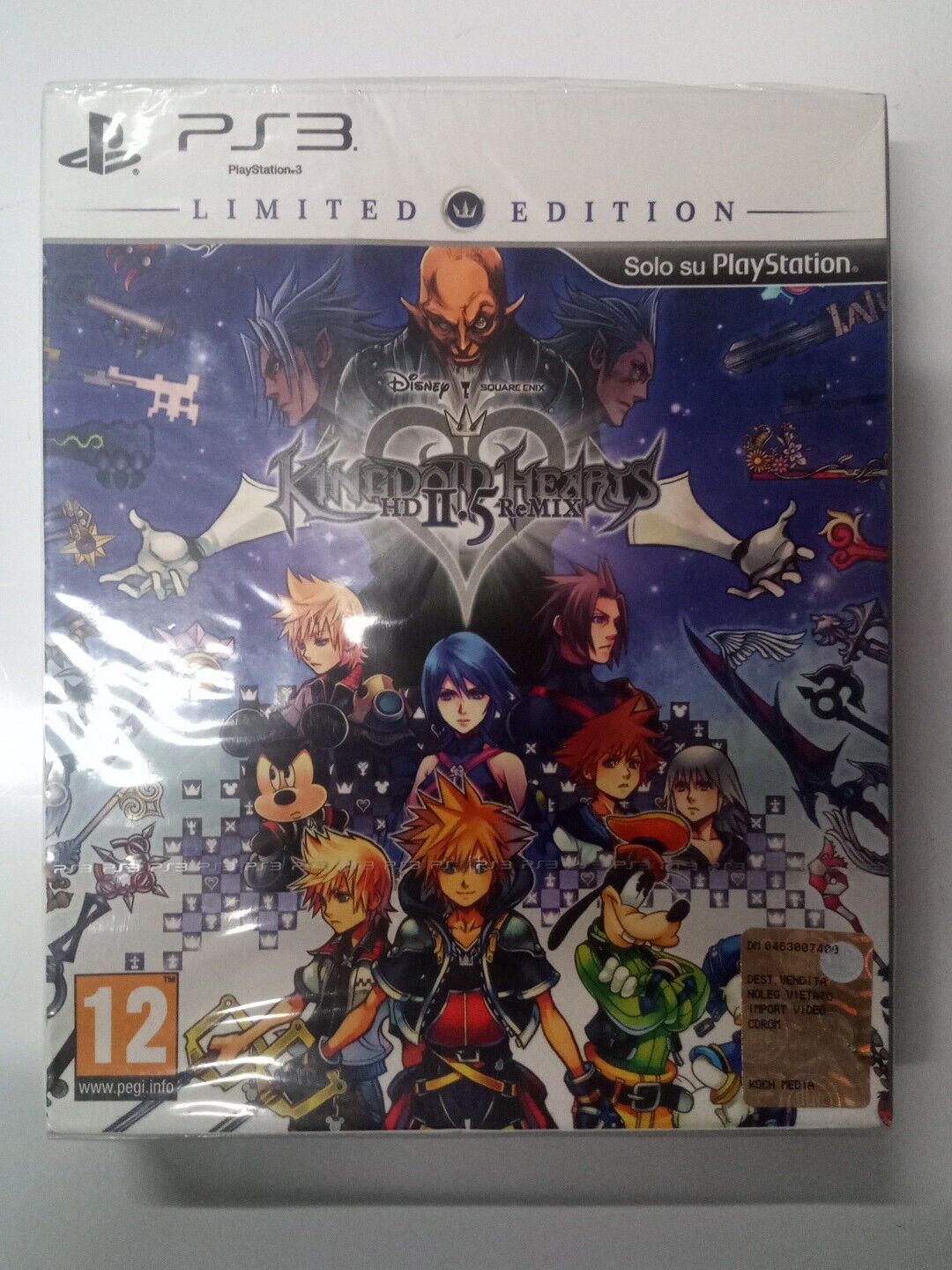 KINGDOM HEARTS HD 2.5 REMIX LIMITED EDITION PS3 NUOVO SIGILLATO ITA