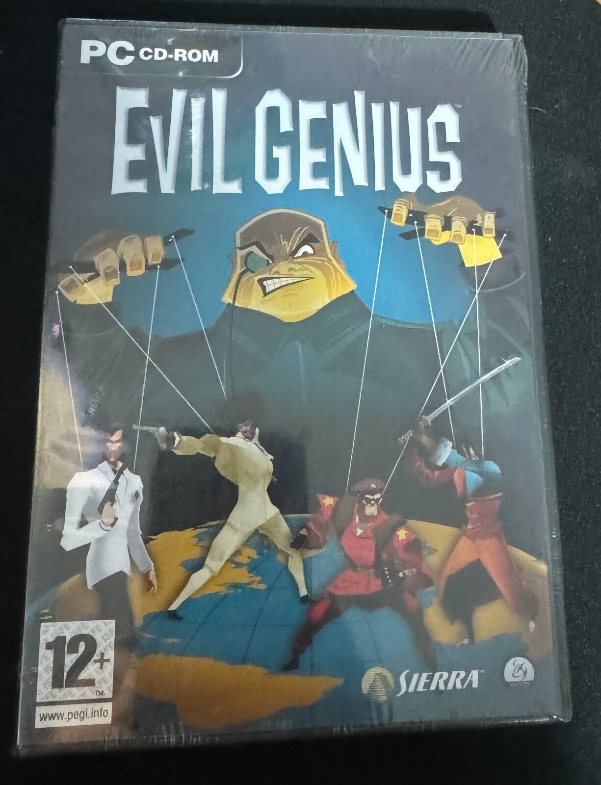 PC - GIOCO - EVIL GENIUS - NUOVO - SIGILLATO
