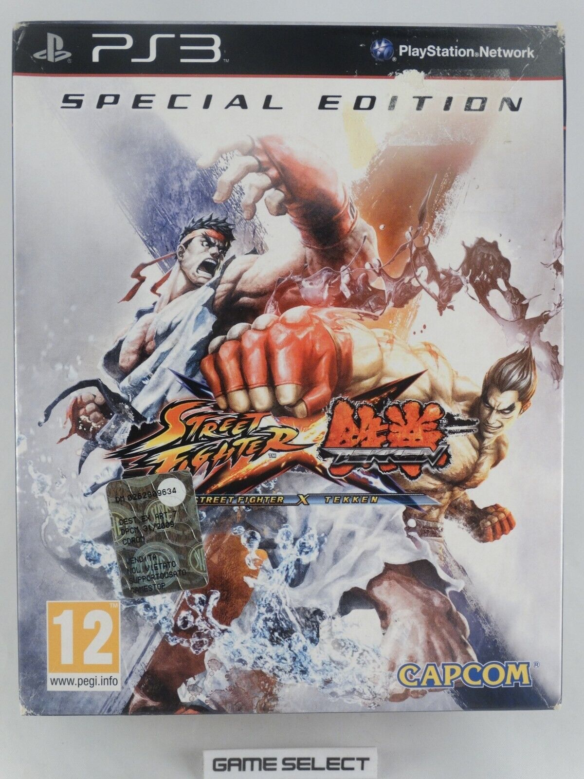STREET FIGHTER X TEKKEN SPECIAL EDITION VS PS3 PAL ITA ITALIANO NUOVO SIGILLATO