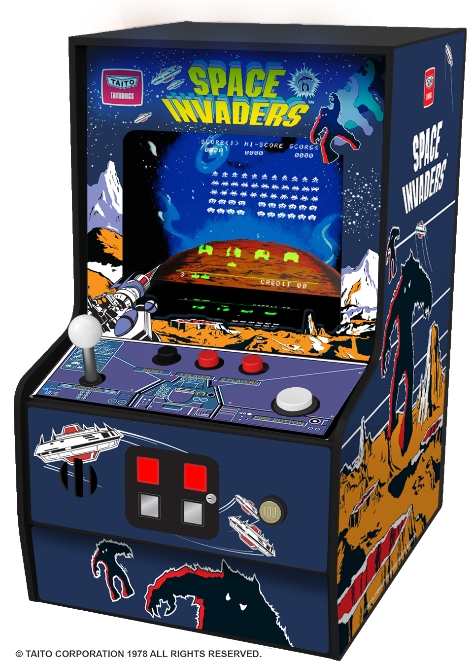 MY ARCADE MICRO PLAYER SPACE INVADERS 6.75" DGUNL-3279