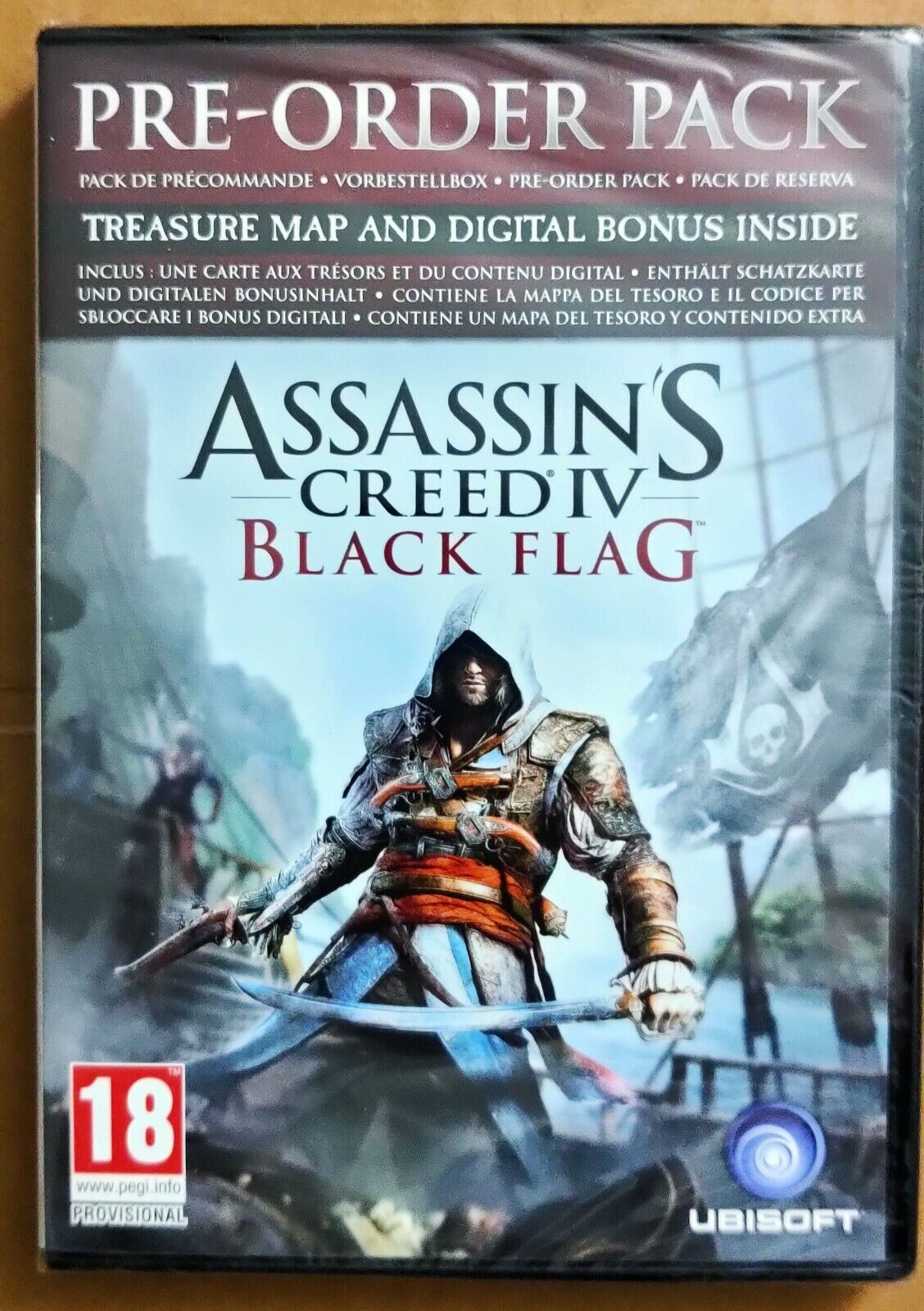 ASSASSIN'S CREED IV BLACK FLAG PREORDER PRE ORDER PACK NUOVO SIGILLATO
