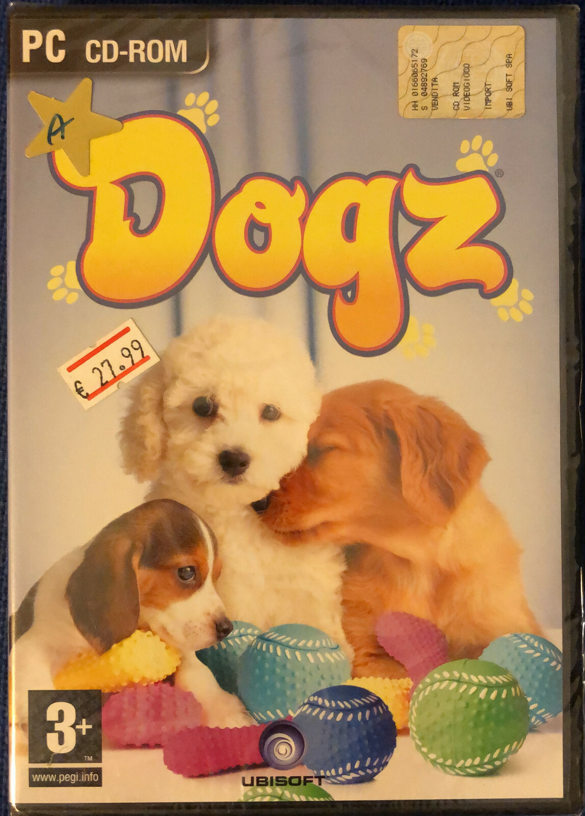 DOGZ - GIOCO per PC - NUOVO SIGILLATO, NEW SEALED!!!!
