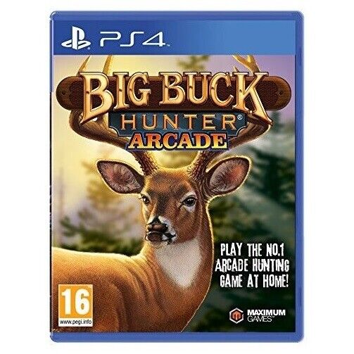 BIG BUCK HUNTER ARCADE PS4 VIDEOGIOCO CACCIA PLAYSTATION 4 NUOVO EU SIGILLATO