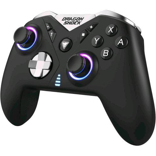 DRAGON SHOCK NEBULA PRO NINTENDO SWITCH CONTROLLER WIRELESS RGB 4 PULSANTI POSTE