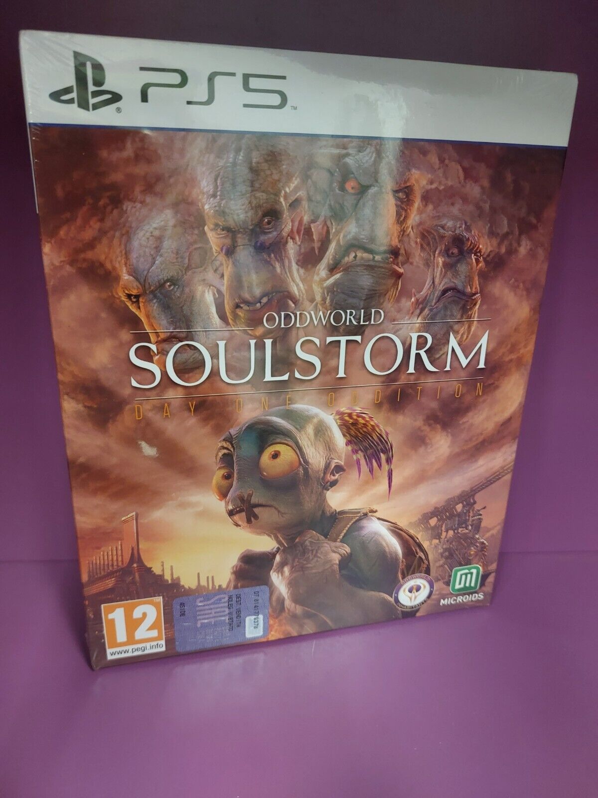 Sony Playstation 5 ODDWORLD SOULSTORM Day One Steelbook Edition Nuovo