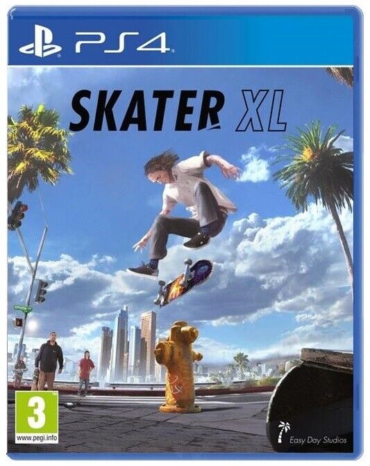 SKATER XL PS4 GIOCO PLAY STATION 4 VIDEOGIOCO SKATEBOARD FLIP ITALIANO NUOVO