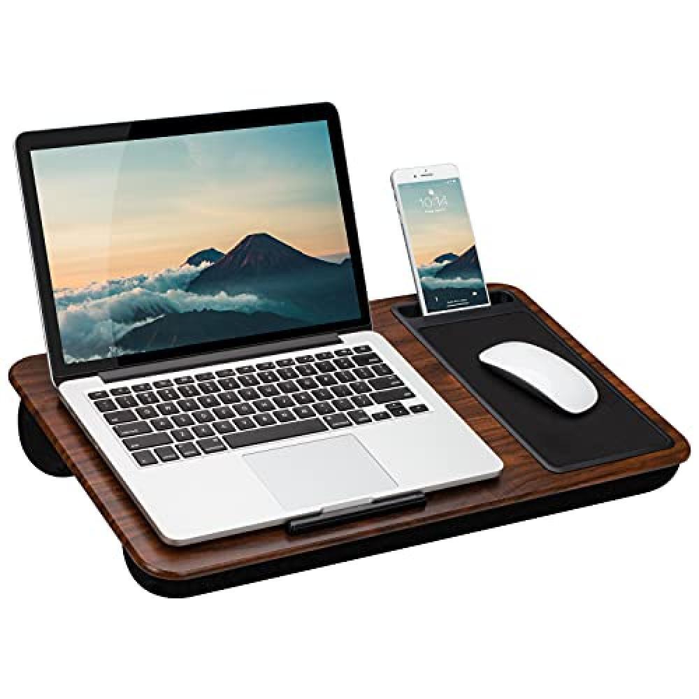 (TG. with Device Ledge) LapGear Home Office Lap Desk con sporgenza dispositivo,