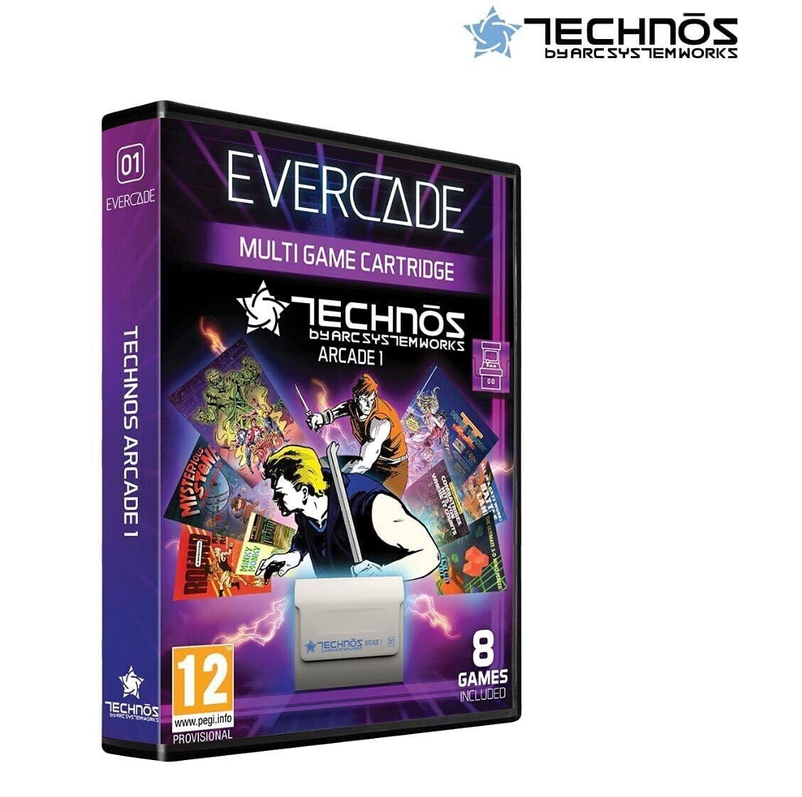 Evercade Technos Arcade Collection 1 - Cartouche Evercade Arcade N (Nintendo DS)