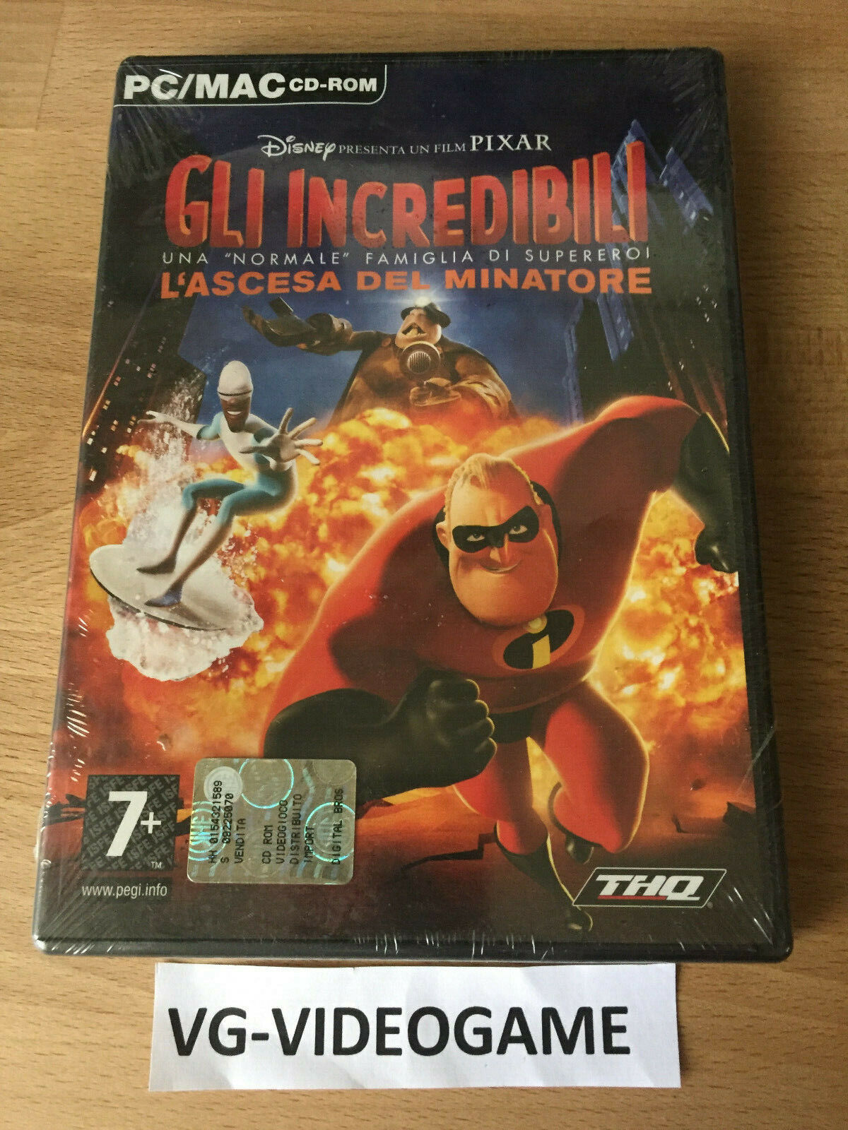 GLI INCREDIBILI L'ASCESA DEL MINATORE PC CD-ROM  NUOVO SIGILLATO