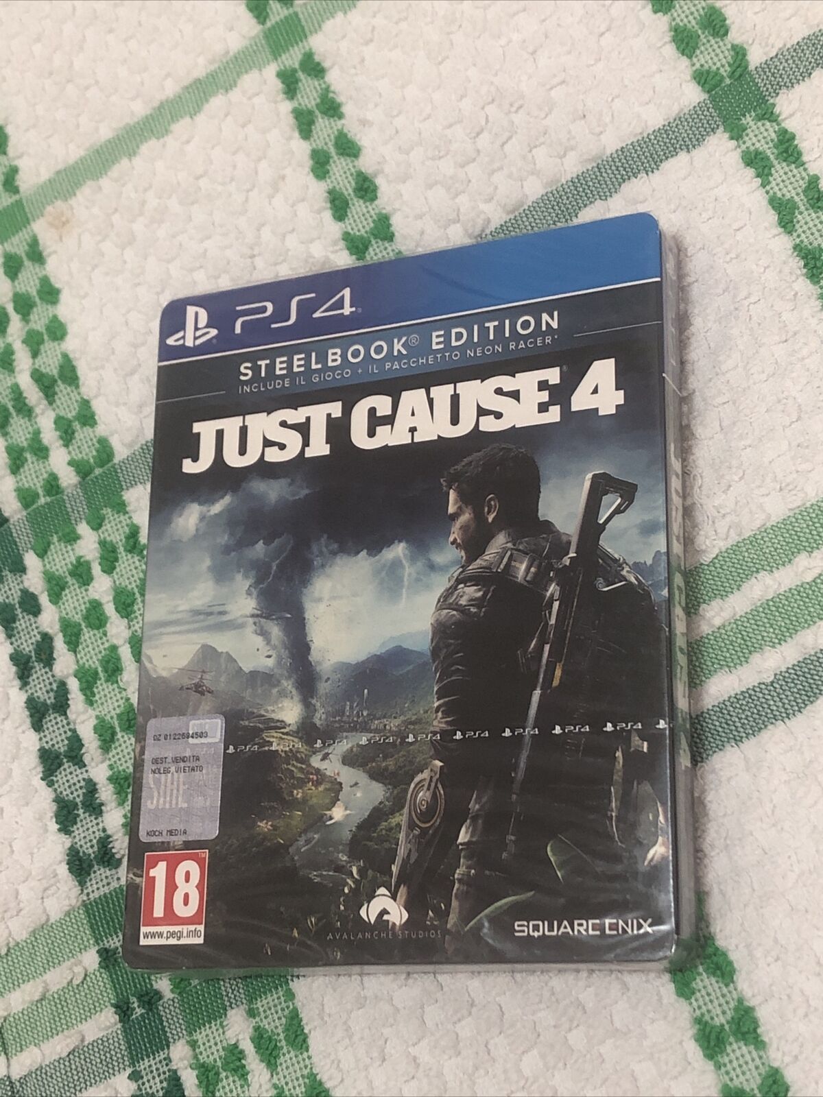 JUST CAUSE 4 - STEELBOOK LIMITED EDITION PS4 Edizione Italiana Nuova Sigillata